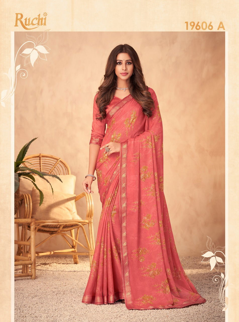 Chandni 3rd Edition Ruchi Wholesale Daily Wear Sarees Catalog